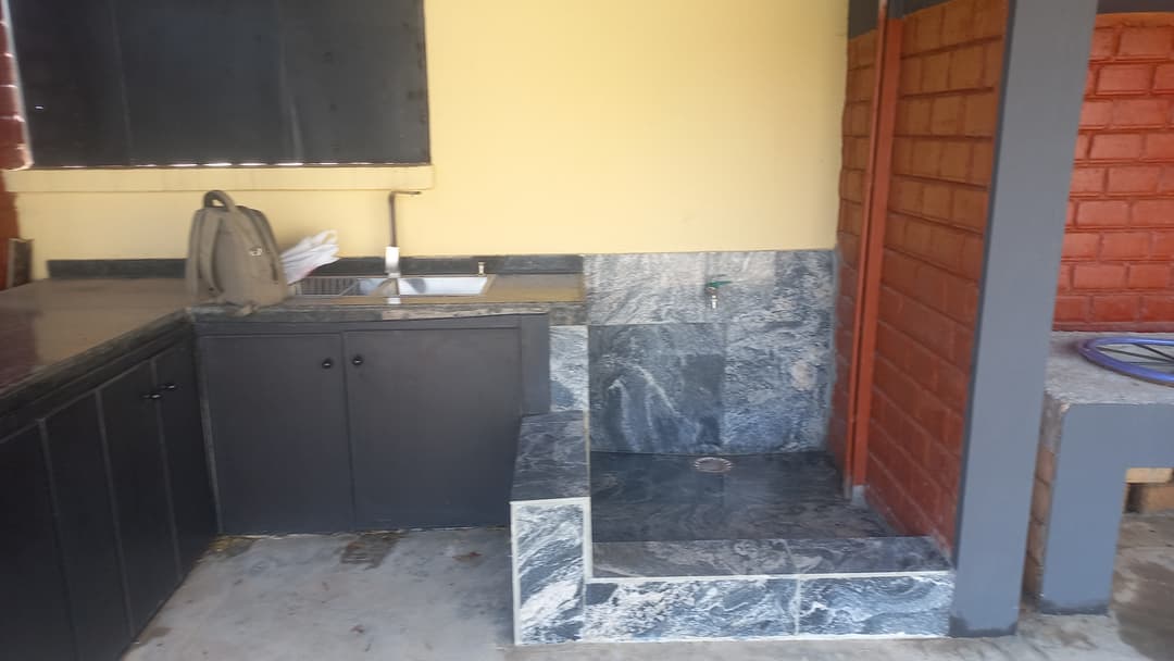Outdoor kitchen and Store