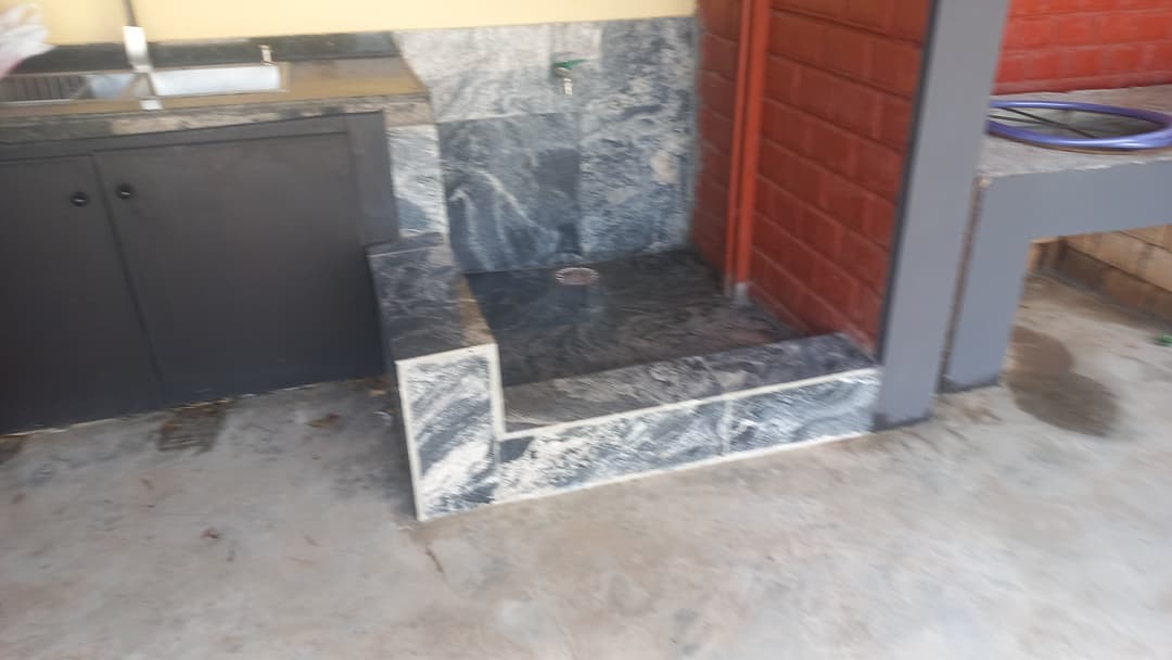 Outdoor kitchen and Store