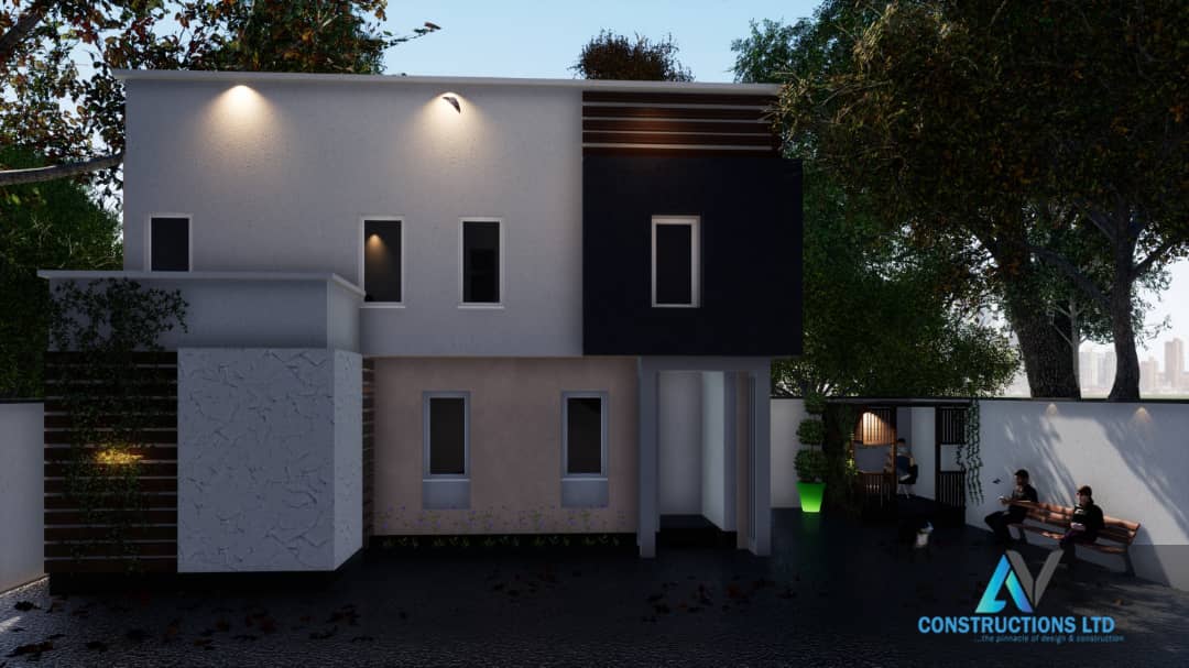 Guest chalet and Boys Quaters