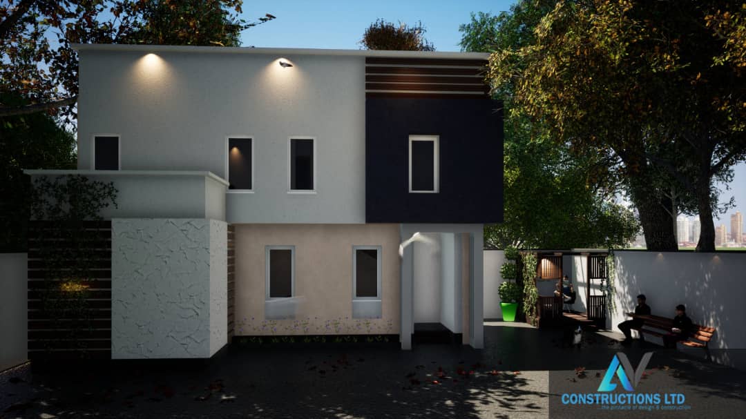 Guest chalet and Boys Quaters